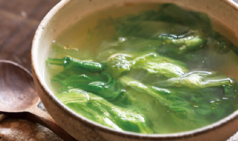 簡単レタススープ