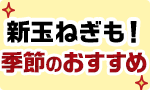 新玉ねぎも！季節のおすすめ