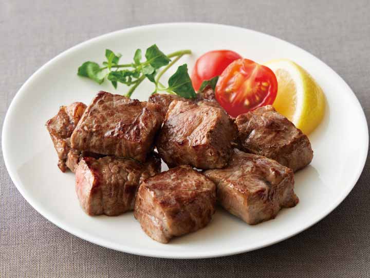 冷凍　短角牛　やわらかサーロインサイコロステーキ用_2