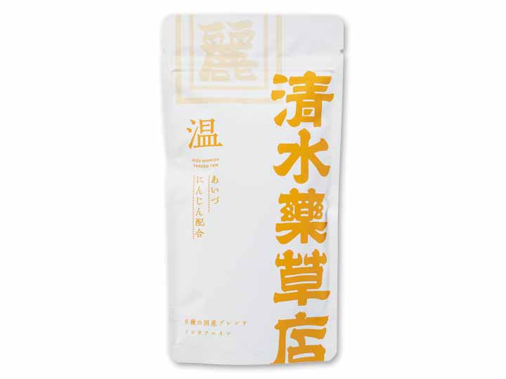 清水薬草店の和漢ブレンド茶　温　（會津人蔘使用）