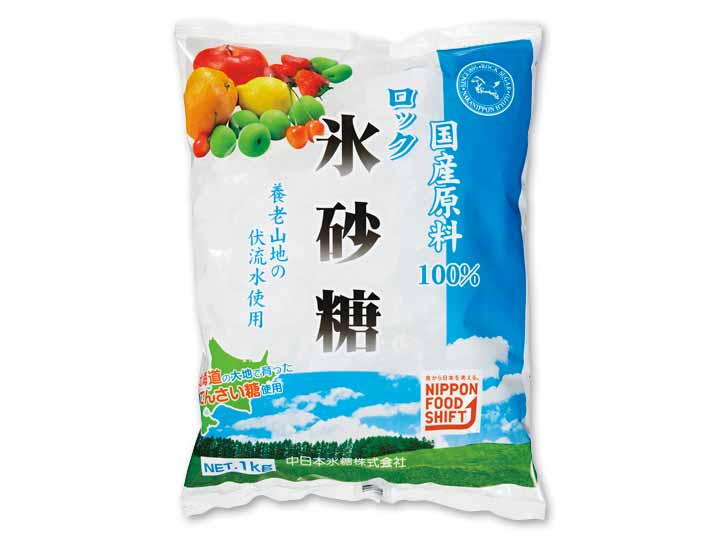 国産原料100％ロック氷砂糖・1KG