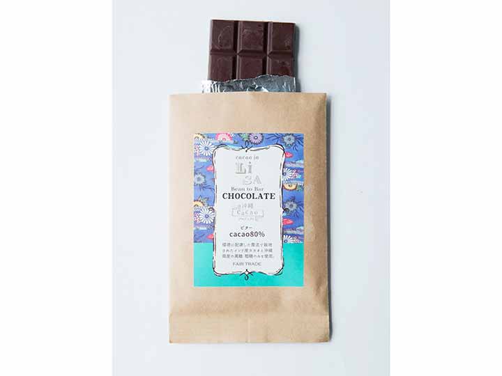 ＬＩＳＡチョコレート【45G】ビター（カカオ80％）_2