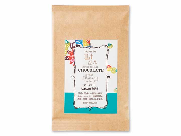 ＬＩＳＡチョコレート【45G】シーソルト（カカオ70％）_2