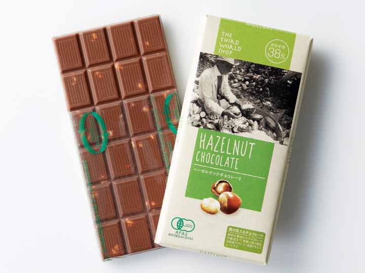 第3世界ショップの有機ヘーゼルナッツチョコレート_2