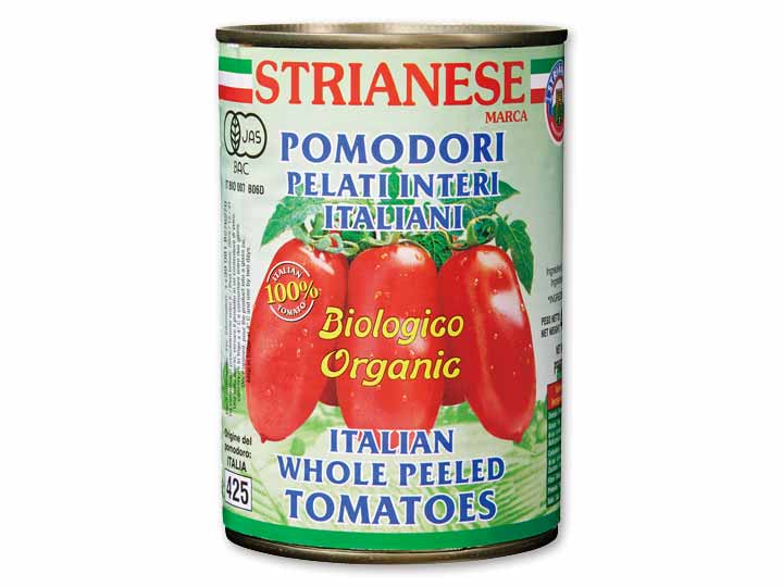 ストリアネーゼ　有機トマト缶（ホール）