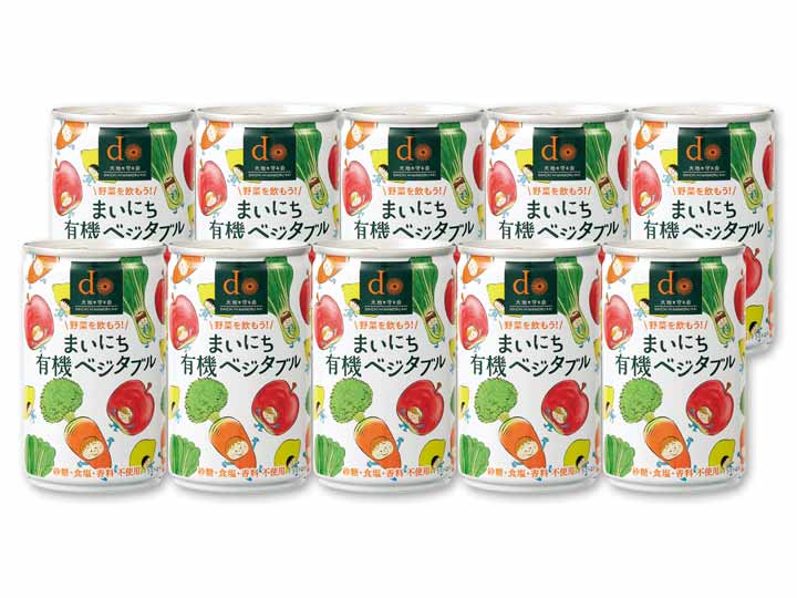 定期　野菜を飲もう！まいにち有機ベジタブル10缶