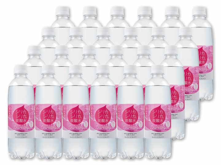箱売・シリカシリカスパークリング（炭酸水）500ML×24本