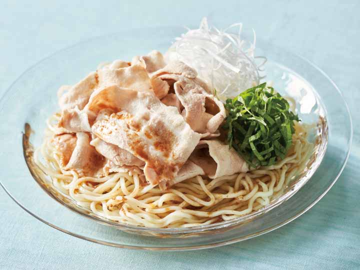 平飼たまご麺の冷やし中華（金ごまだれ）