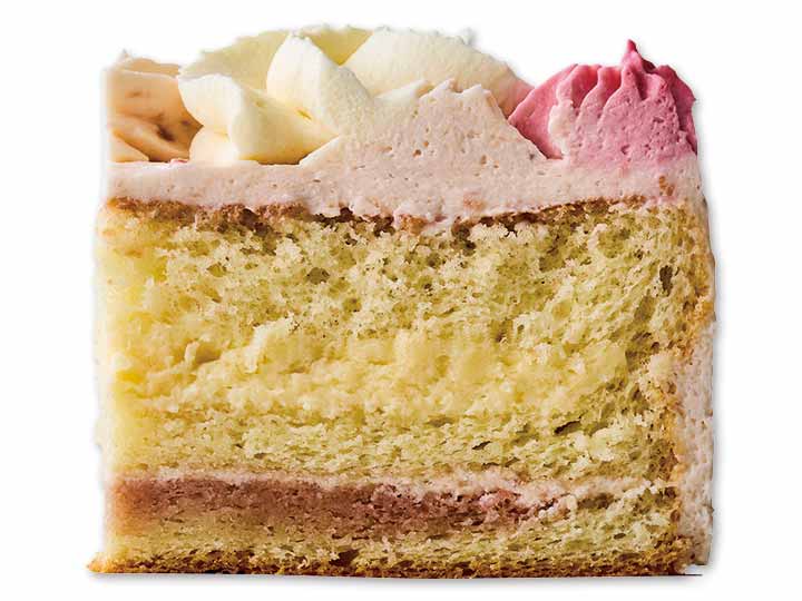 有機苺の生クリームとカスタードクリームのケーキ（クッキー付き）4号_2