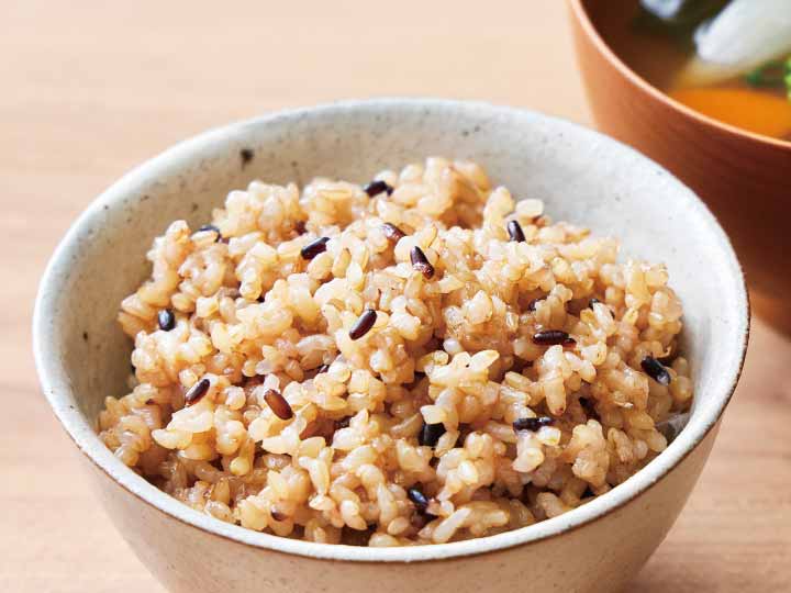 箱売・もちもち寝かせ玄米ごはん（黒米ブレンド）
