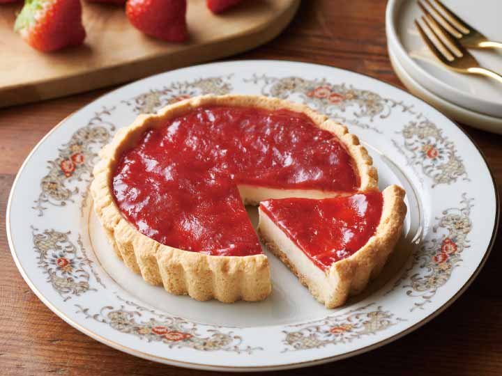 有機いちごと北海道産クリームチーズのタルト