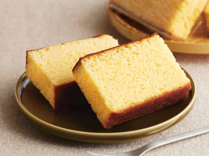 北海道産甜菜がん蜜糖と小麦のしっとりカステラ