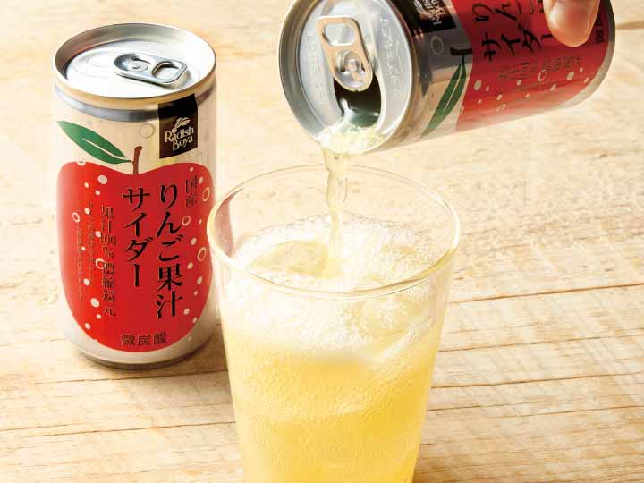 青森県産りんご果汁100％サイダー1缶_2