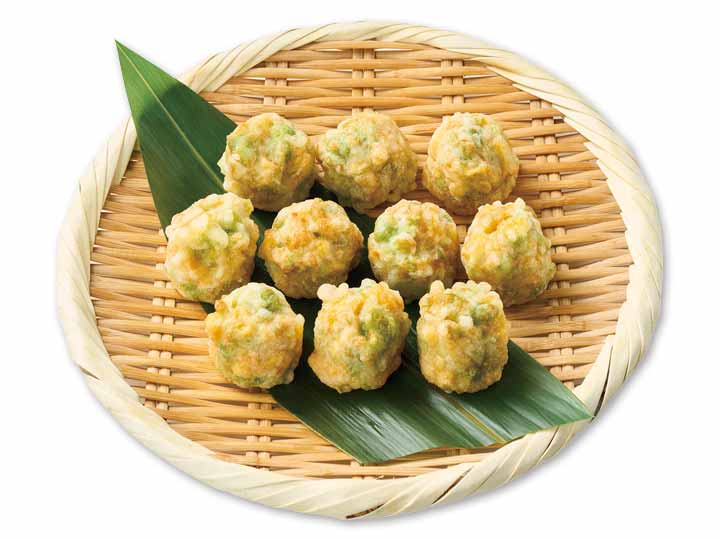 枝豆とコーンのひとくち揚げ