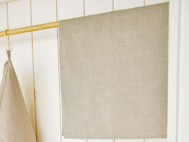 予約　リネンクロス65　ナチュラル　厚手