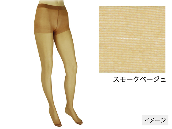 予約　絹混パンストＬ（スモークベージュ）