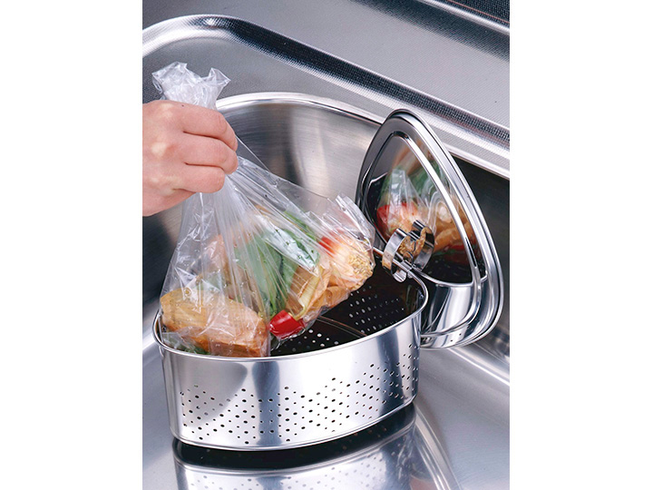 予約　抗菌ステンレス蓋付三角コーナー_3