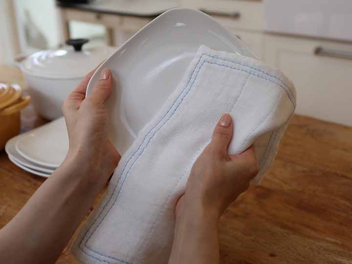 クリンネルキッチンタオル　手織りタイプ　3枚組_2