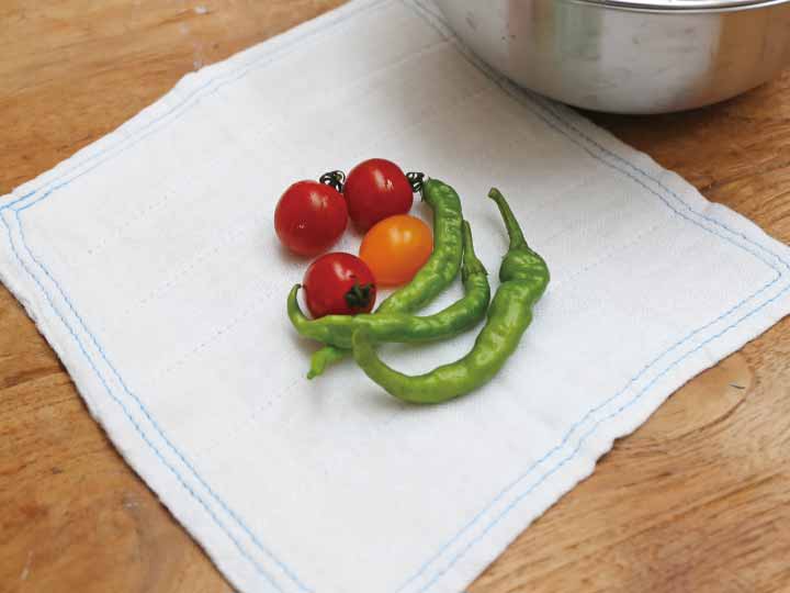 クリンネルキッチンタオル　手織りタイプ　3枚組_4