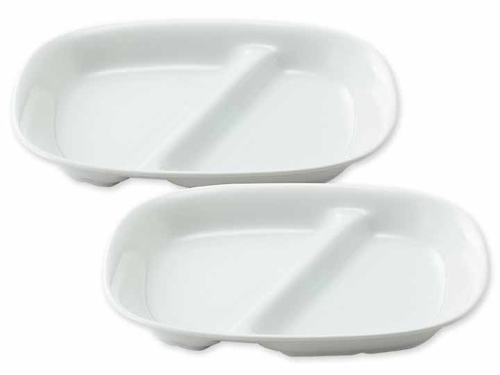 予約　軽量仕切り付プレート（2枚組）