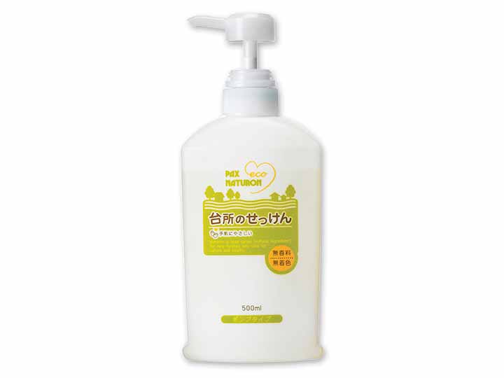 パックスナチュロン　台所のせっけん（ボトル）無香料ポンプタイプ