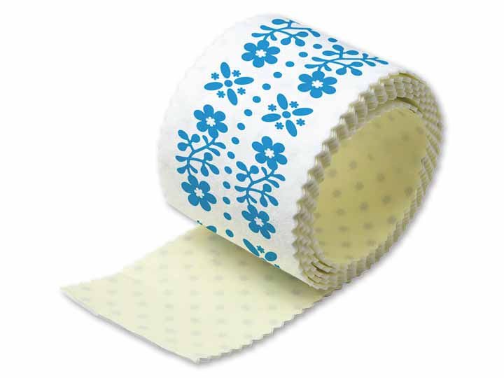 結露テープ　防カビタイプ　幅広モダンフラワー