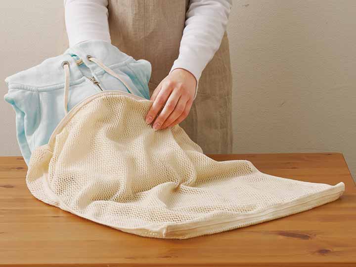 オーガニックコットン洗濯ネット　Ｌサイズ_2