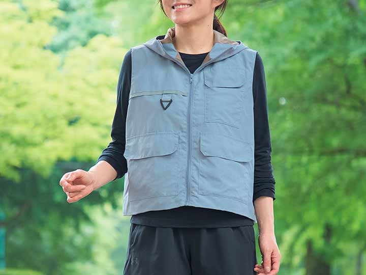 ＣＯＧＩＴ防災　パーソナル防災ベスト　アイスグレー_3