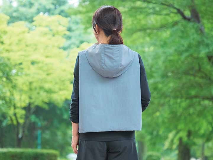 ＣＯＧＩＴ防災　パーソナル防災ベスト　アイスグレー_4