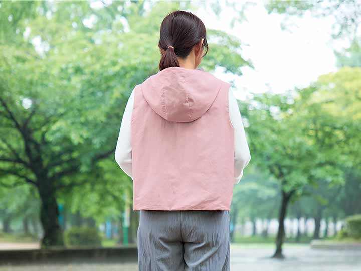 ＣＯＧＩＴ防災　パーソナル防災ベスト　パウダーピンク_4