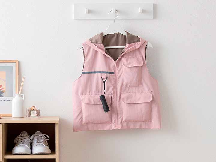 ＣＯＧＩＴ防災　パーソナル防災ベスト　パウダーピンク_5