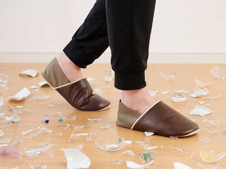 ＣＯＧＩＴ防災　足まもりっぱ＋　Ｌ　ブラウン_2