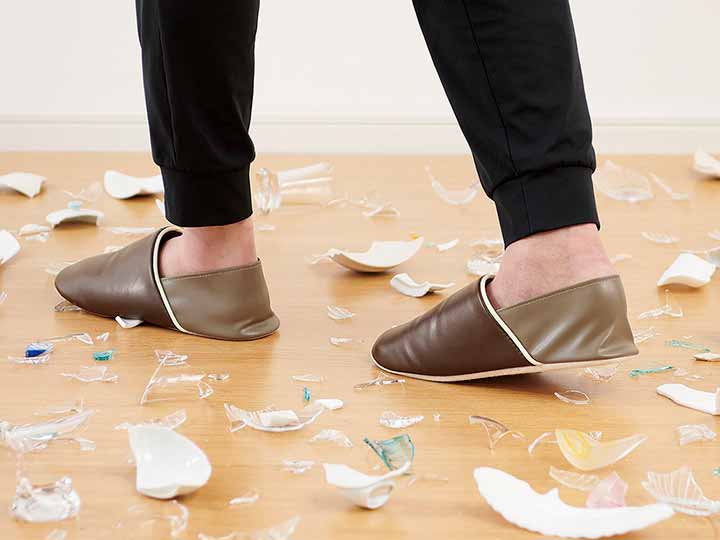 ＣＯＧＩＴ防災　足まもりっぱ＋　Ｌ　ブラウン_3