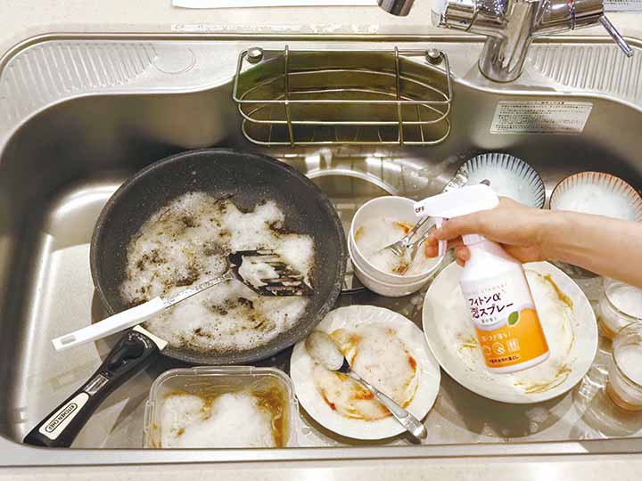 フィトンα泡スプレー　食器用油汚れ落とし　ボトル_2