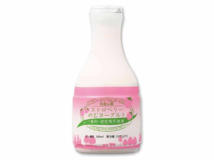 国産いちご香る　鈴鹿山麓ストロベリーのむヨーグルト