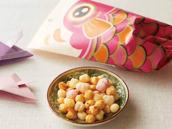 鯉のぼりあられ（赤）