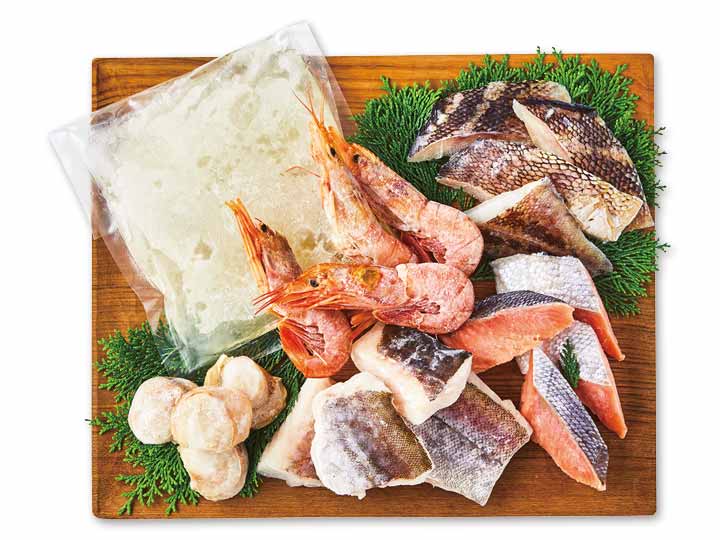 豪華海鮮5種　寄せ鍋セット（魚介だし付）_2