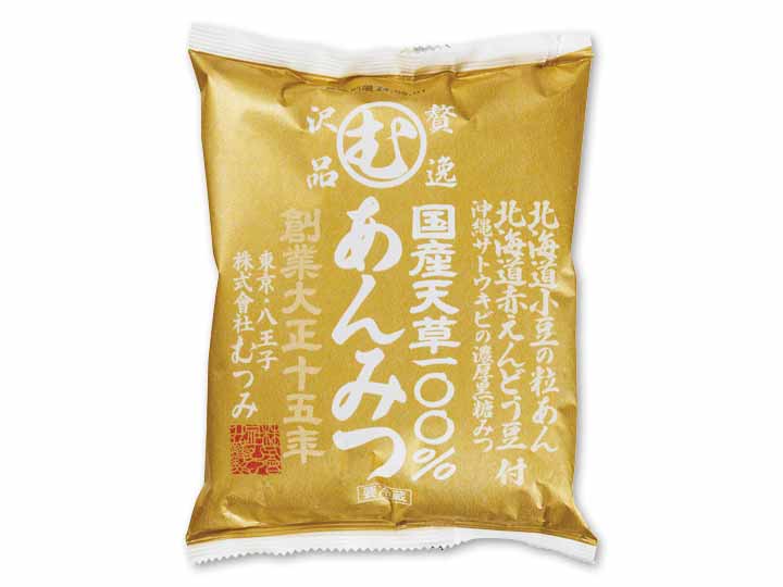 国産天草100％　贅沢あんみつ（粒あん、豆、黒糖みつ付き）_2