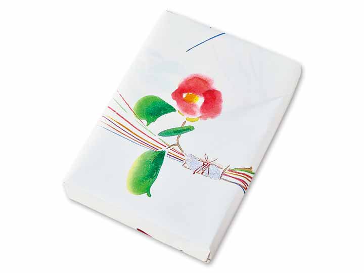 謹賀新年　干支の上用饅頭（午）紅白_3