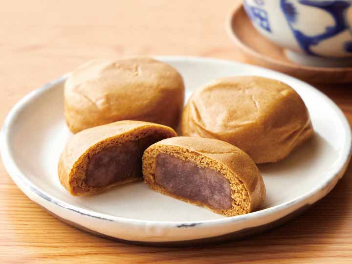 小樽花月堂 たっぷりあんこの黒糖まんじゅう(北海道産小豆のこしあん)_3