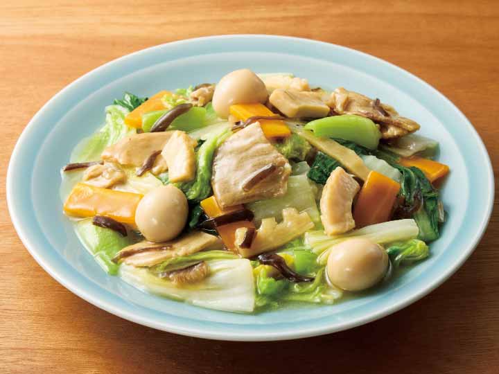 野菜をくわえて　国産具材6種の八宝菜