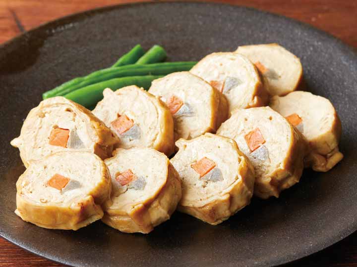 ゴボウとニンジンのチキンロール(神山鶏)