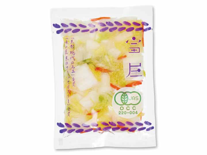 京都富屋　有機白菜刻み漬（金時人参入り）_2