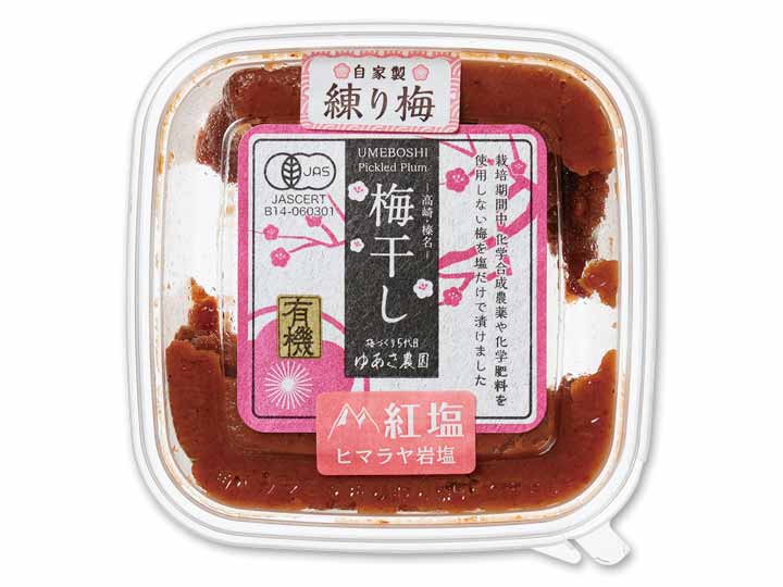 有機練り梅（ヒマラヤ紅塩）大地のもったいナイ規格外梅使用_3