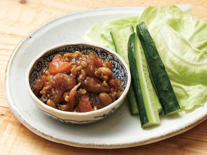 野菜たっぷり金山寺