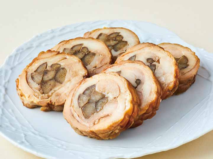 若鶏の八幡巻き