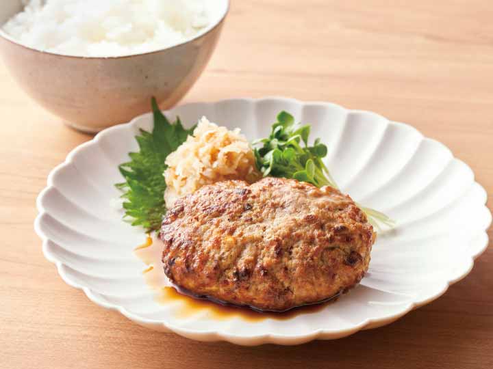 湯せんで簡単！お肉を味わうハンバーグ_4