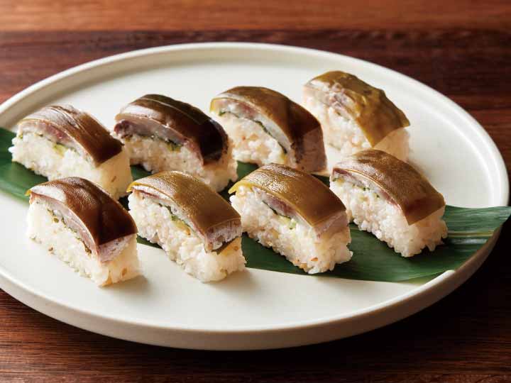 国産〆あじ棒寿司（ノーカット）