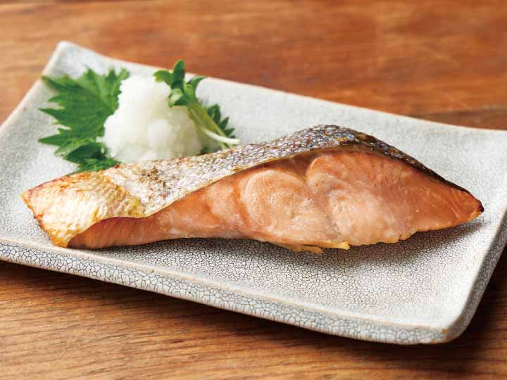 湯せんでしっとり　秋鮭西京焼