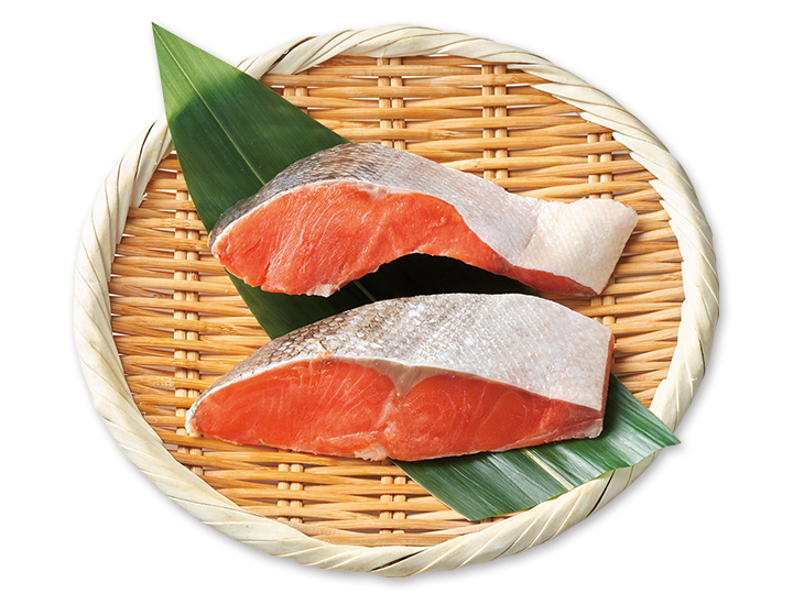 ソテーやムニエルに　厚切り天然紅鮭切身（うす塩味）_2